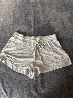 stars above Light Gray Knit Lounge Shorts